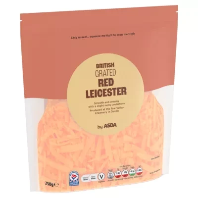 ASDA Grated Red Leicester British Cheese 250g