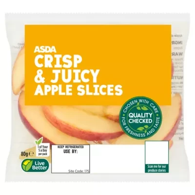ASDA Crisp & Juicy Apple Slices 80g