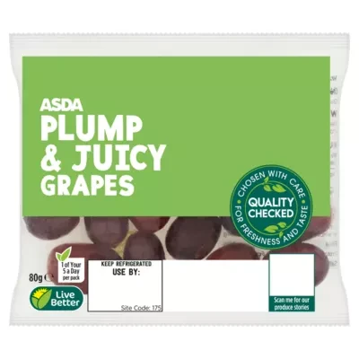 ASDA Plump & Juicy Grapes 80g