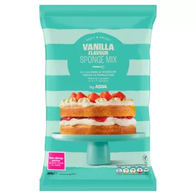 ASDA Vanilla Flavour Sponge Mix 400g