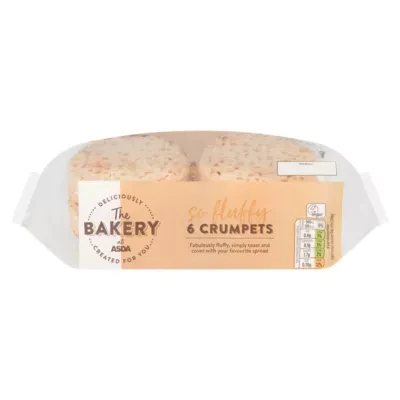 The BAKERY at ASDA The Bakery 6 Crumpets