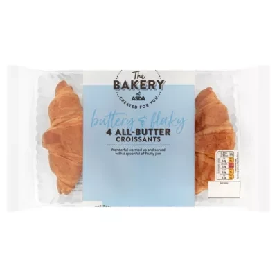 The BAKERY at ASDA The Bakery 4 All-Butter Croissants