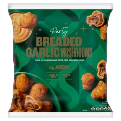 ASDA Party Breaded Garlic Mushrooms 400g