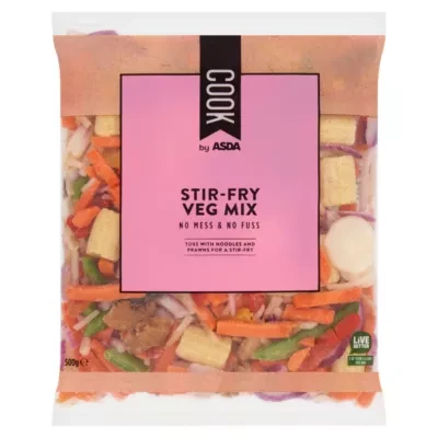 COOK by ASDA Cook Stir-Fry Veg Mix 500g
