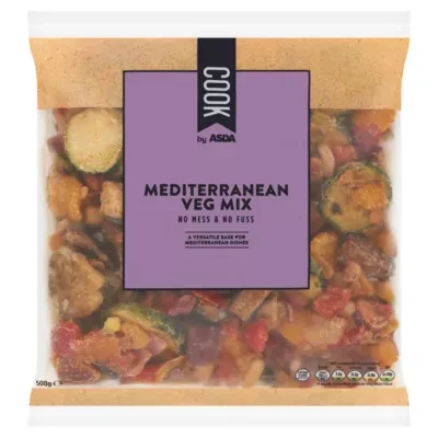 COOK by ASDA Cook by  Mediterranean Veg Mix 500g