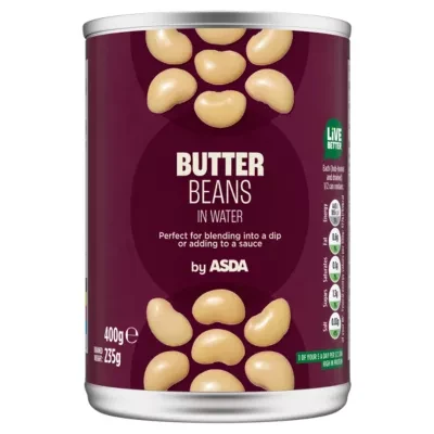 ASDA Butter Beans in Water 400g