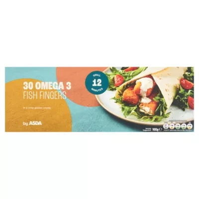 ASDA 30 Omega 3 Fish Fingers 900g