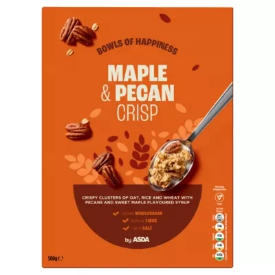 ASDA Maple & Pecan Crisp 500g
