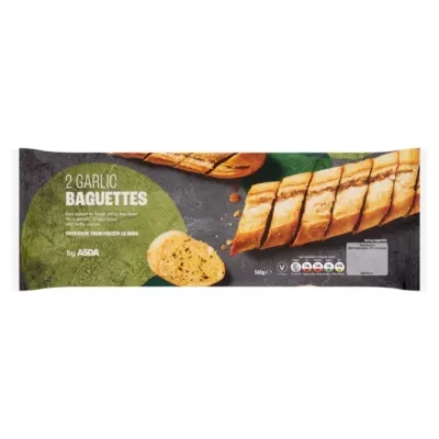 ASDA 2 Garlic Baguettes 340g