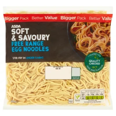 ASDA Soft & Savoury Free Range Egg Noodles 600g