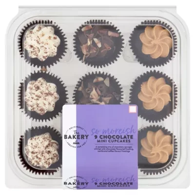 The BAKERY at ASDA The Bakery at  9 Chocolate Mini Cupcakes