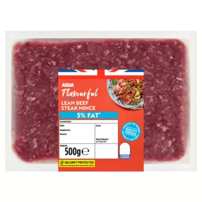 ASDA Flavourful Lean Beef Steak Mince 500g
