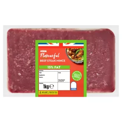 ASDA Flavourful Beef Steak Mince 1kg