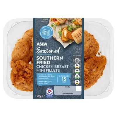 ASDA ASDA Seasoned Southern Fried Chicken Breast Mini Fillets 305g