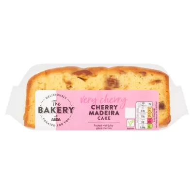 The BAKERY at ASDA The Bakery Cherry Madeira Cake