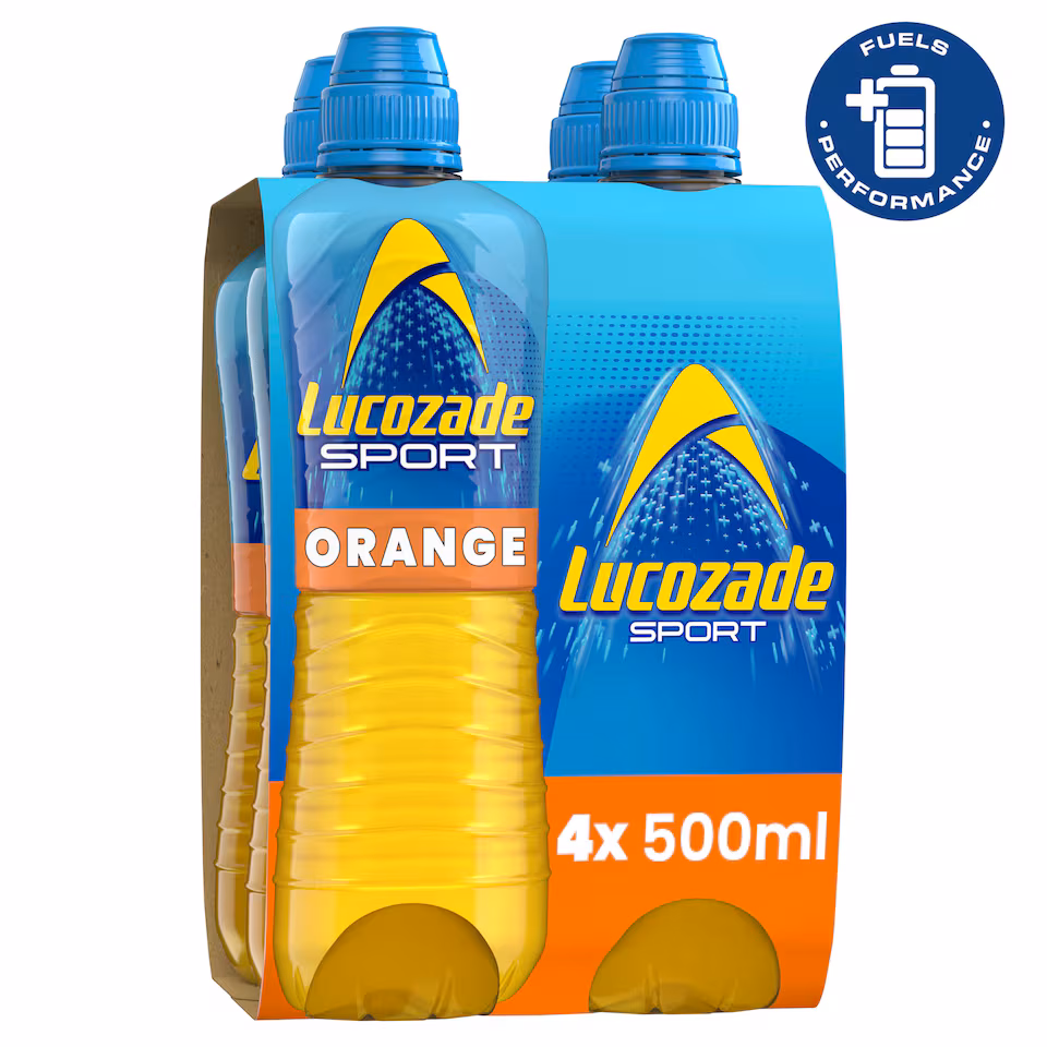 Lucozade Sport Drink Orange 4 x 500ml
