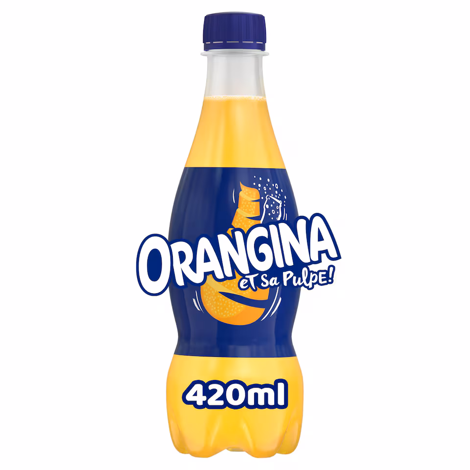 Orangina Sparkling Orange Soft Drink 420ml