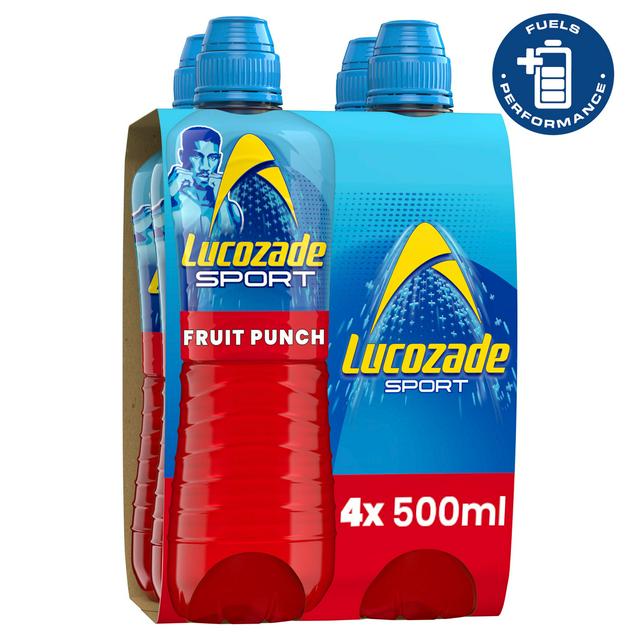 Lucozade Sport Drink Fruit Punch 4x500ml