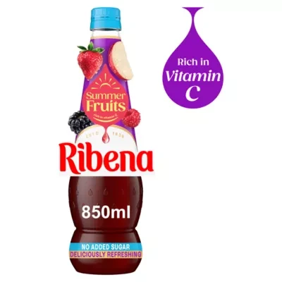 Ribena Summer Fruits Squash No added Sugar  850ml