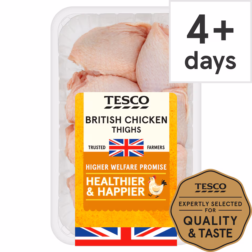 Tesco British Chicken Thighs 1Kg
