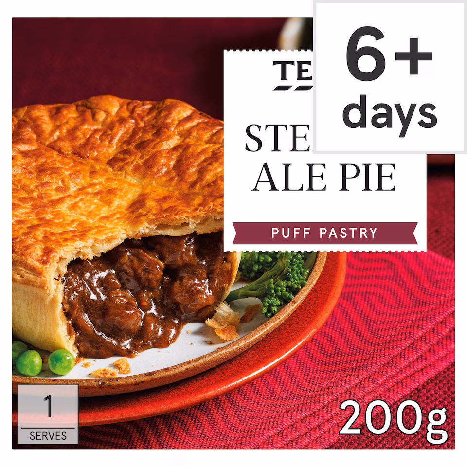 Tesco Steak & Ale Puff Pie 200G