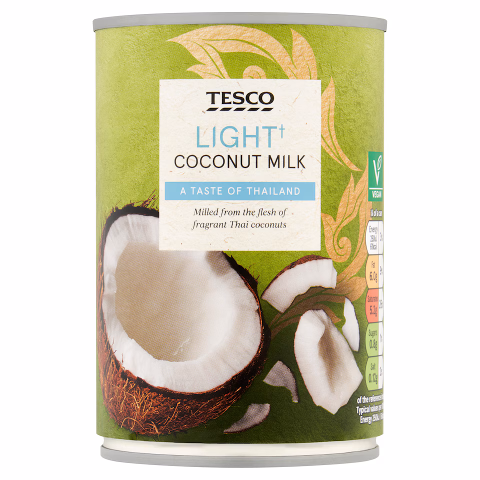 Tesco Light Coconut Milk 400Ml