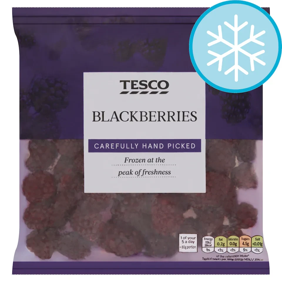 Tesco Blackberries 350G