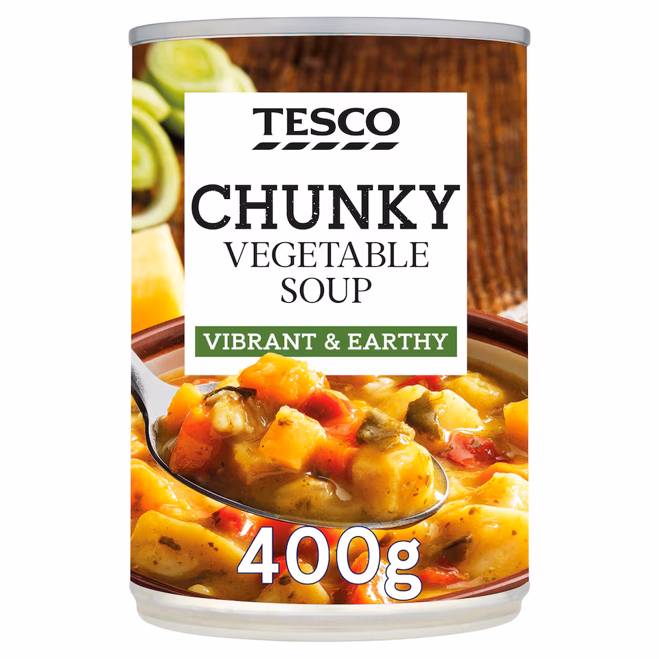 Tesco Chunky Vegetable Soup 400G