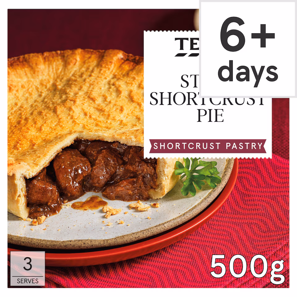 Tesco Steak Shortcrust Pie 500G