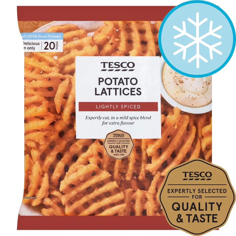 Tesco Waffle Fries 550g