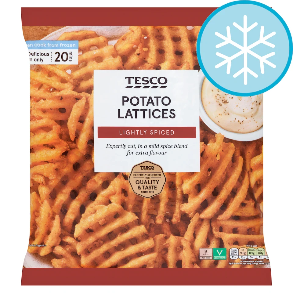 Tesco Waffle Fries 550g
