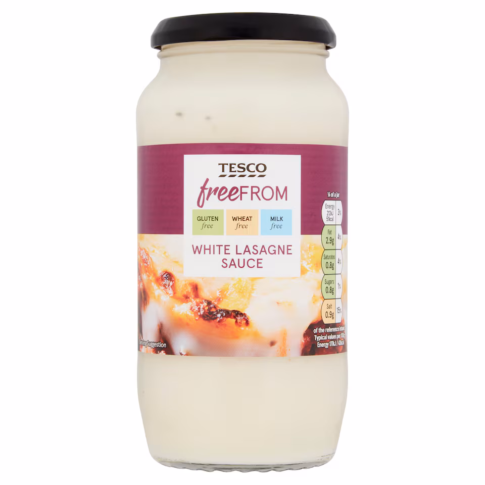 Tesco Free From White Lasagne Sauce 480G