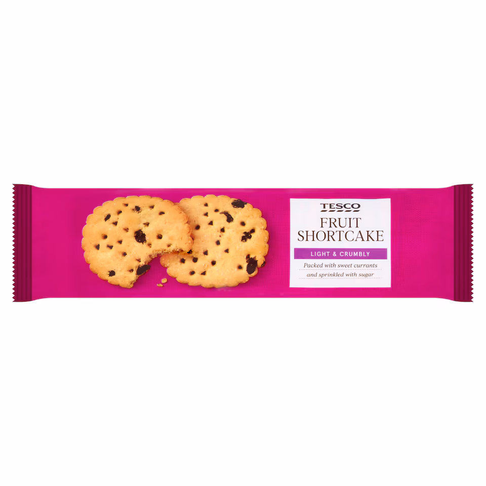 Tesco Fruit Shortcake Biscuits 200G