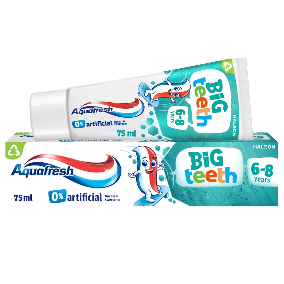 Aquafresh Kids Toothpaste Big Teeth 6-8 Years 75ml