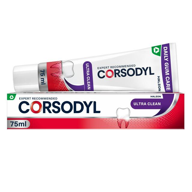 Corsodyl Ultra Clean 75ml Gum Care Toothpaste