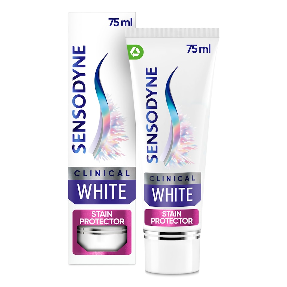 Sensodyne Clinical White Stain Protector Whitening Toothpaste 75ML