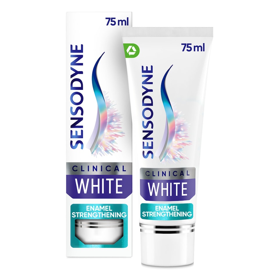 Sensodyne Clinical White Enamel Strengthening Whitening Toothpaste 75ML