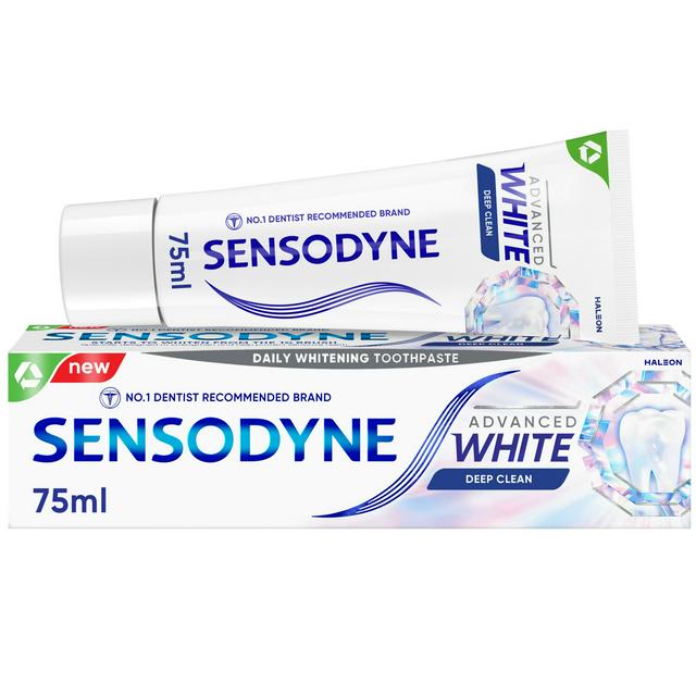 Sensodyne 75ml Advanced White Deep Clean Toothpaste