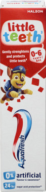 Aquafresh Little Teeth Paw Patrol Tannkrem 0-6år