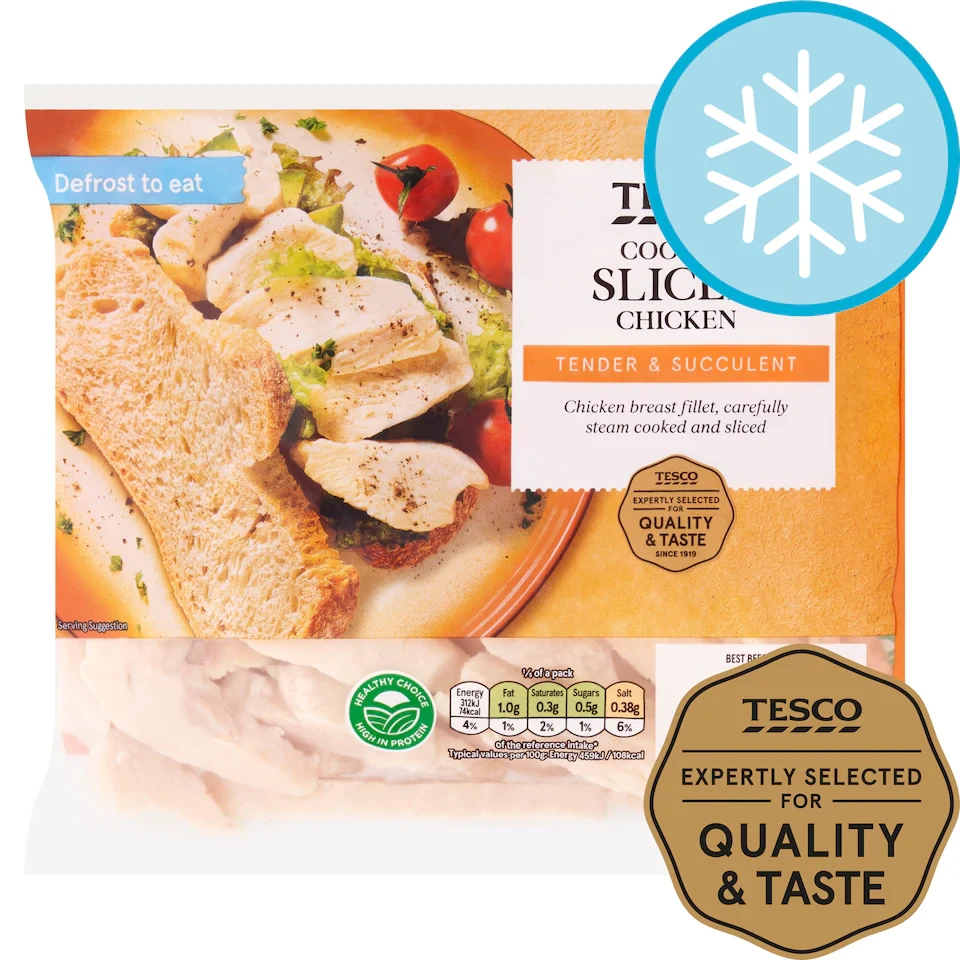 Tesco Cooked Sliced Chicken 340G