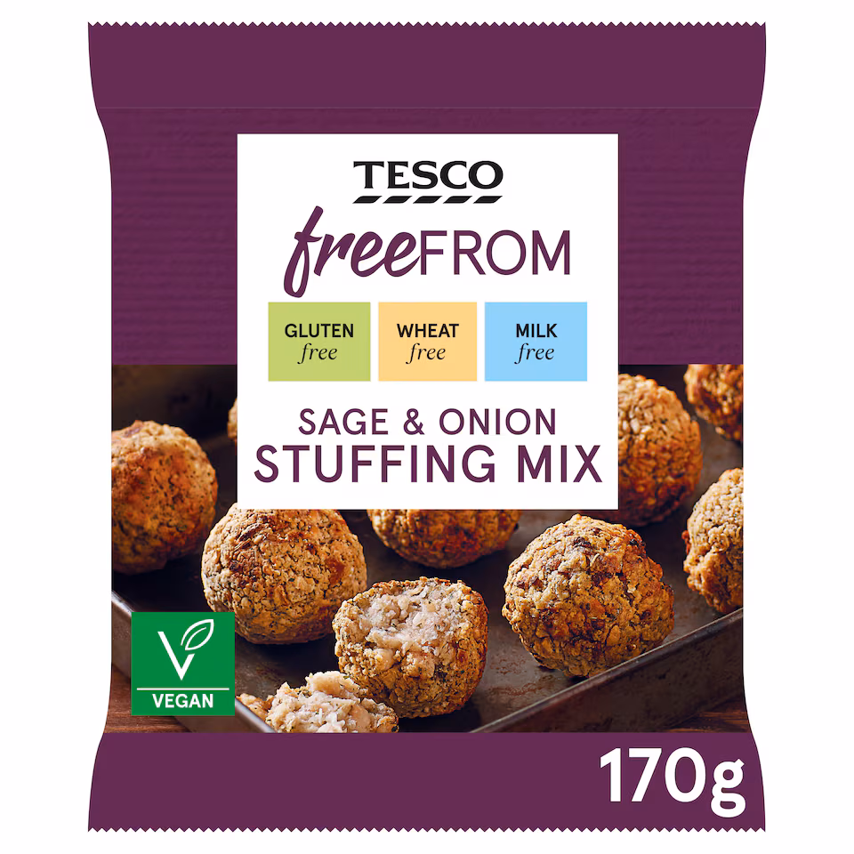 Tesco Free From Sage & Onion Stuffing 170G