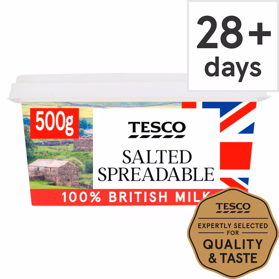 Tesco British Salted Spreadable 500g