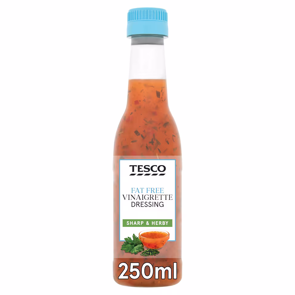 Tesco Fat Free Vinaigrette Dressing 250Ml