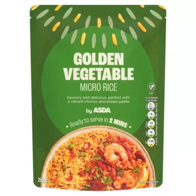 ASDA Golden Vegetable Micro Rice 250g