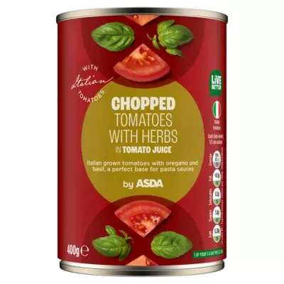 ASDA Chopped Tomatoes with Herbs 400g