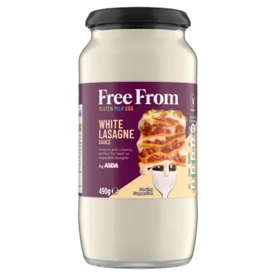 ASDA Free From Free From by  White Lasagne Sauce 490g