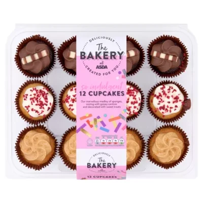 The BAKERY at ASDA The Bakery 12 Cupcakes