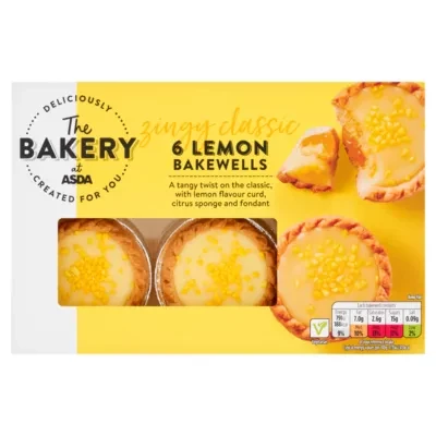 The BAKERY at ASDA The Bakery 6 Lemon Bakewells