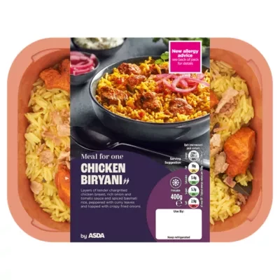 ASDA Meal for One Chicken Biryani 400g