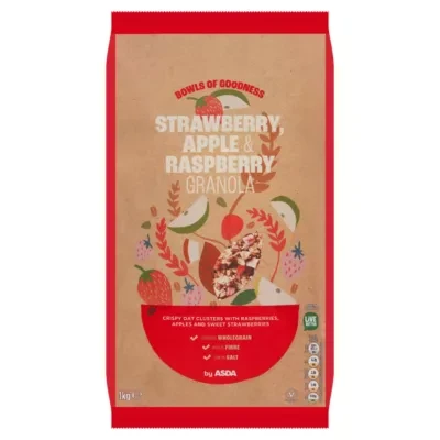 ASDA Strawberry, Apple & Raspberry Granola 1kg